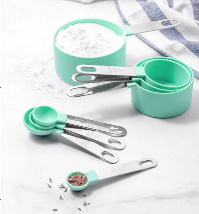 8-Piece Measuring Cup With Stainless Steel Handle