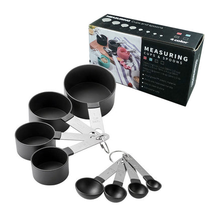 8-Piece Measuring Cup With Stainless Steel Handle